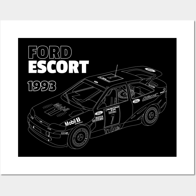 Ford Escort Wall Art by kindacoolbutnotreally